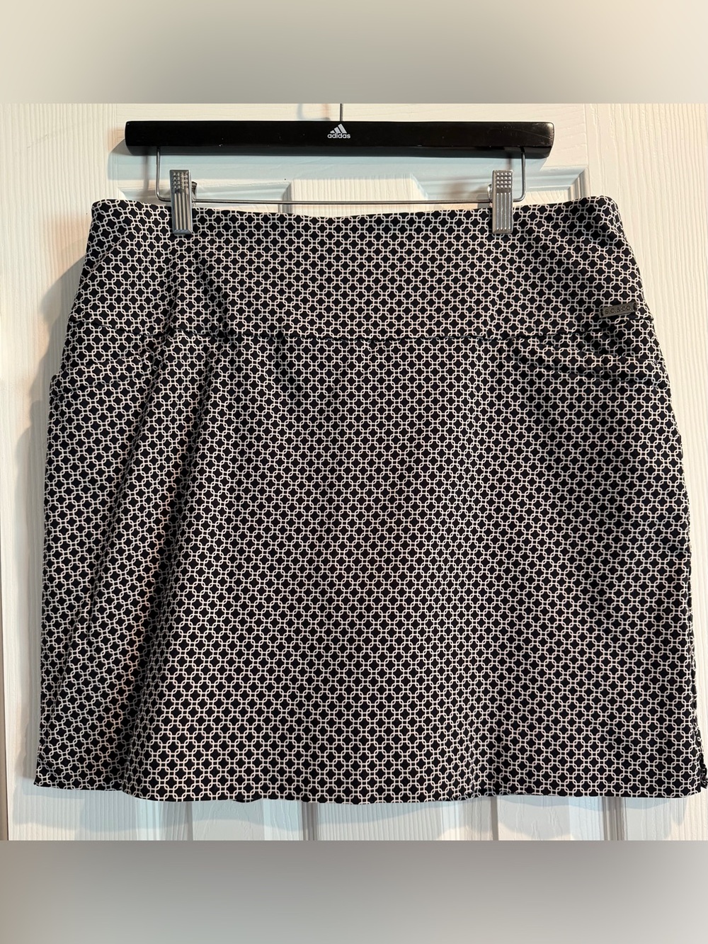 S.C.&CO. - Black  with White Athletic Skort